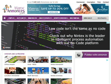Tablet Screenshot of marocannonces.com
